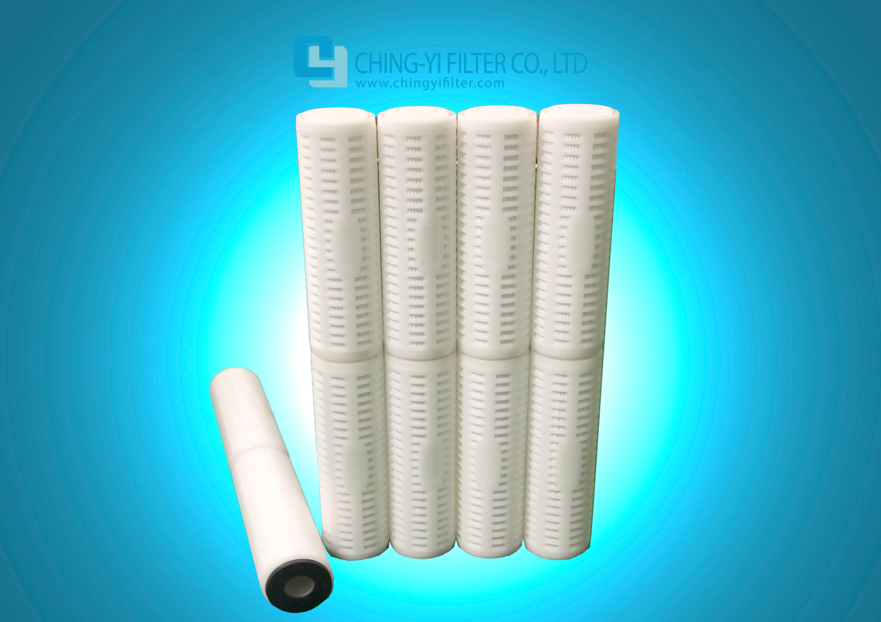 玻璃纖維摺疊濾芯